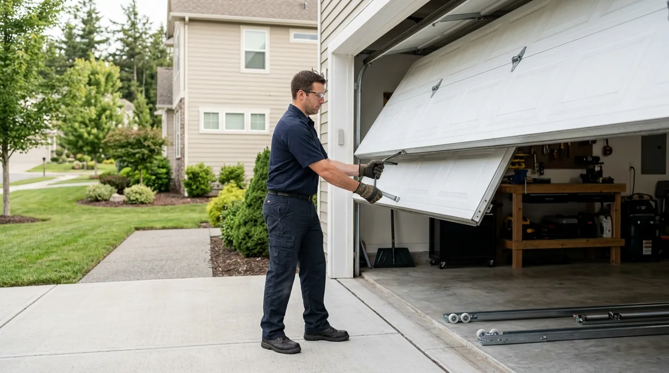Why Belleville Garage Doors Slip Off Their Tracks